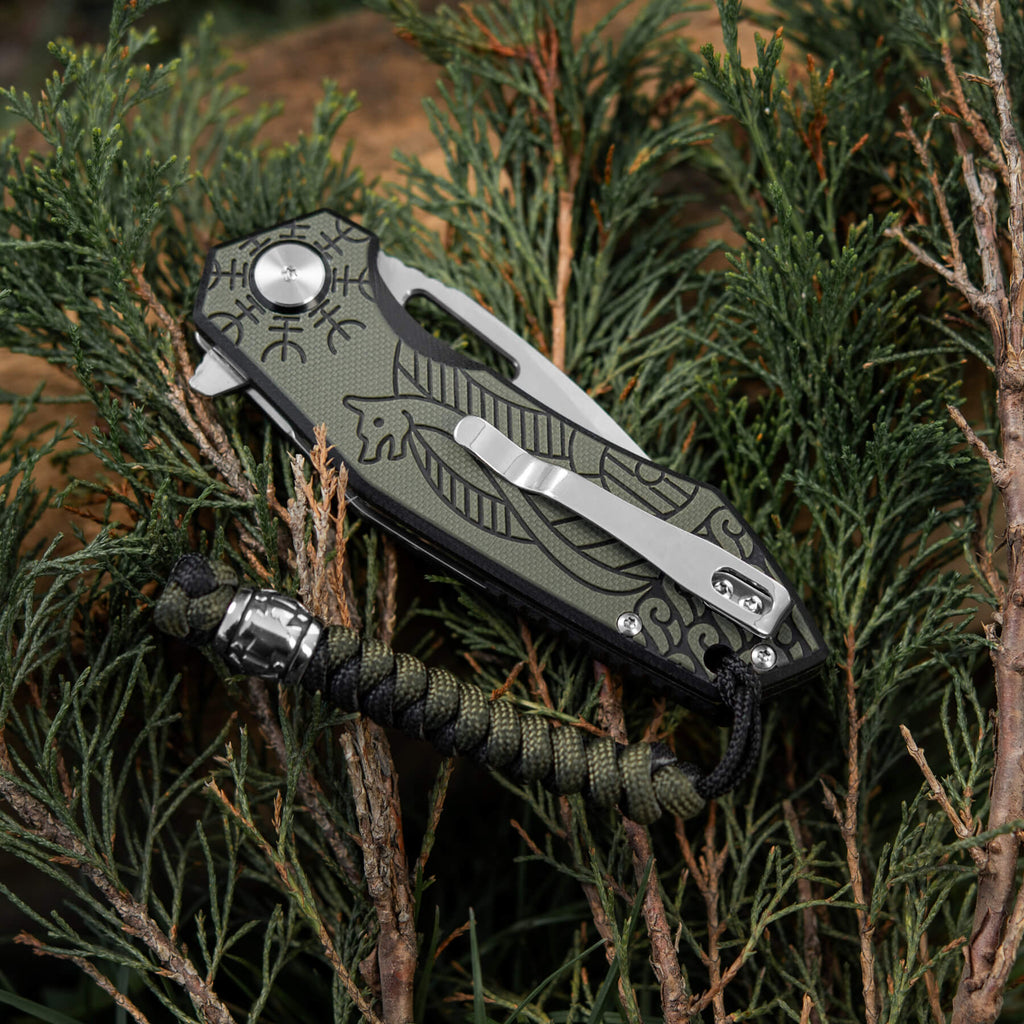 M-Tac ніж складний Type 12 Scandinavian Black/Olive