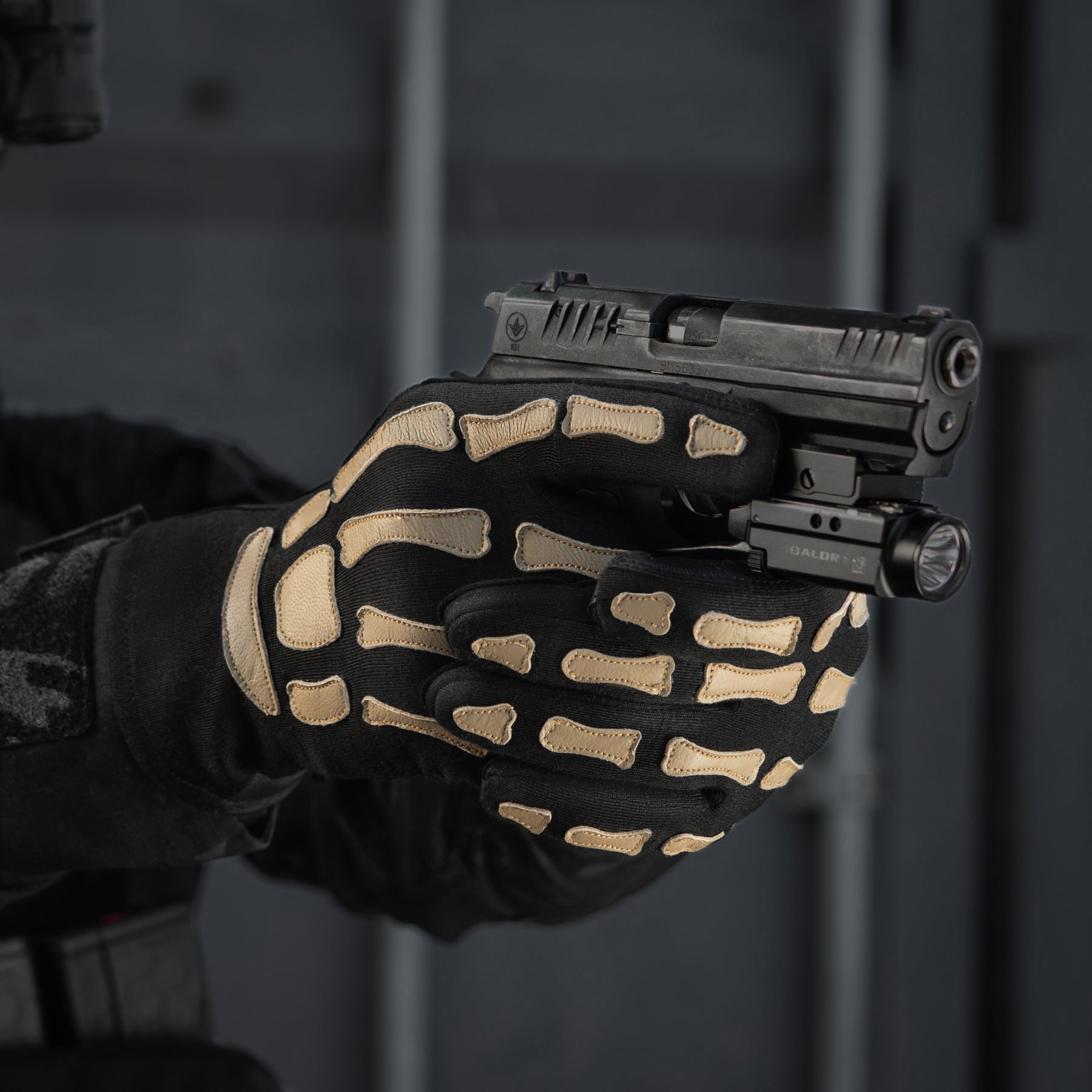 M-Tac рукавички Skeleton Black/Coyote