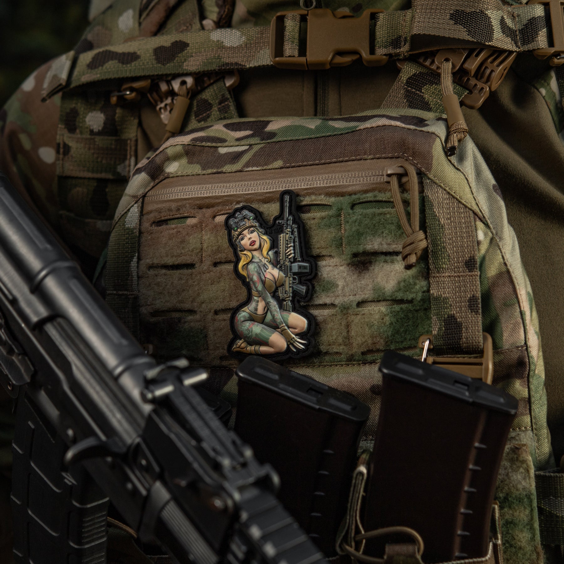 M-Tac нашивка Tactical girl №5 PVC Якудза