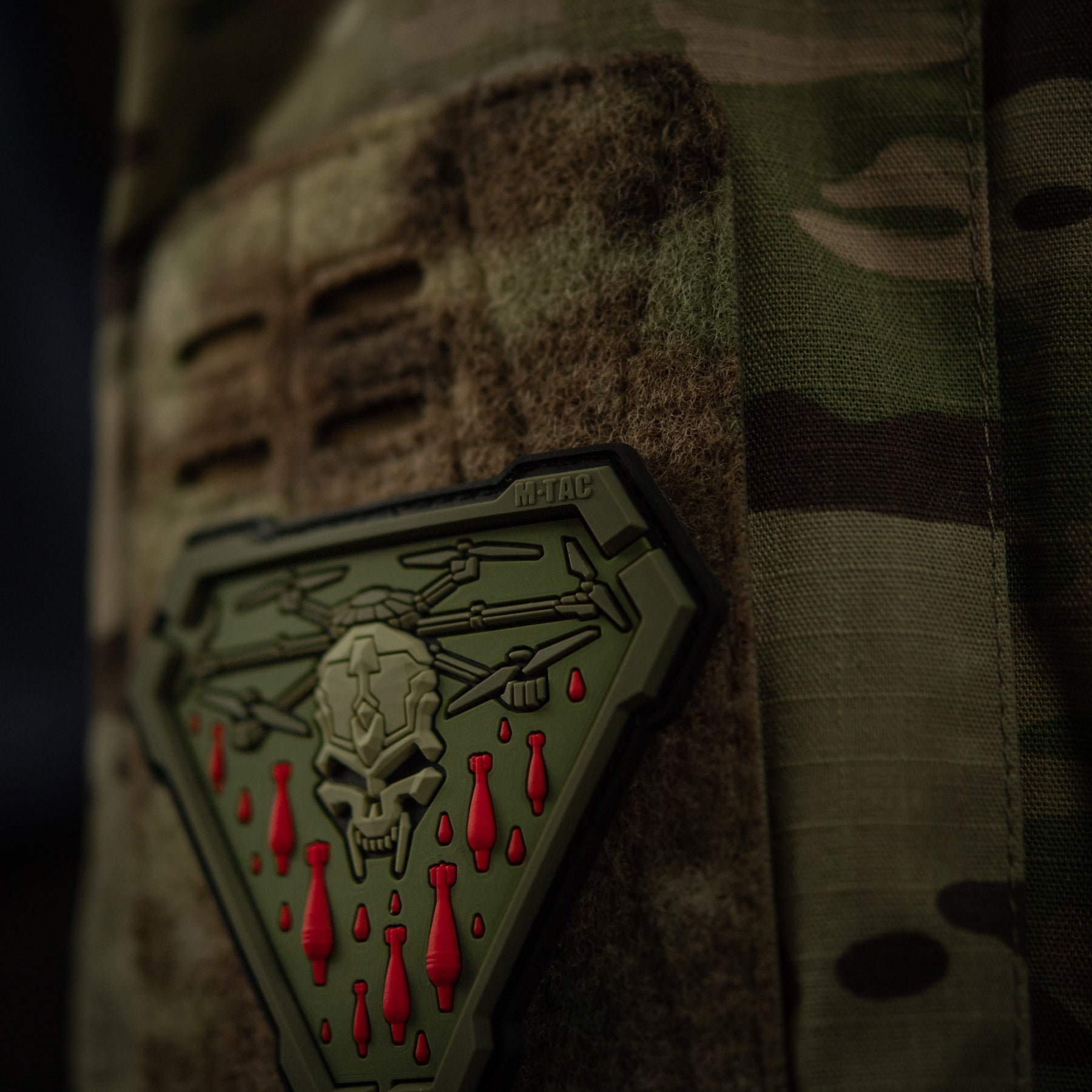 M-Tac нашивка Vampir PVC Olive