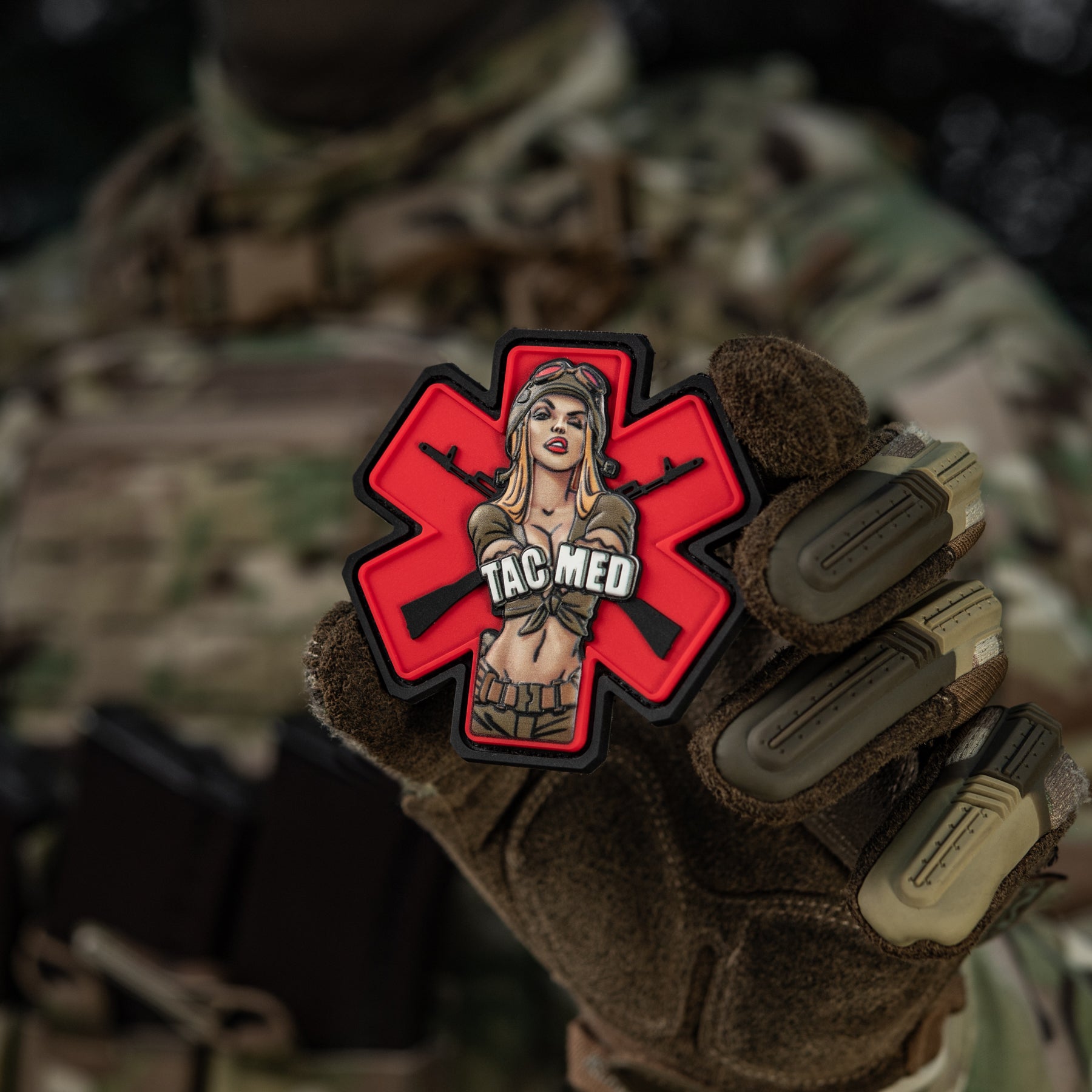M-Tac нашивка TacMed PVC Olive