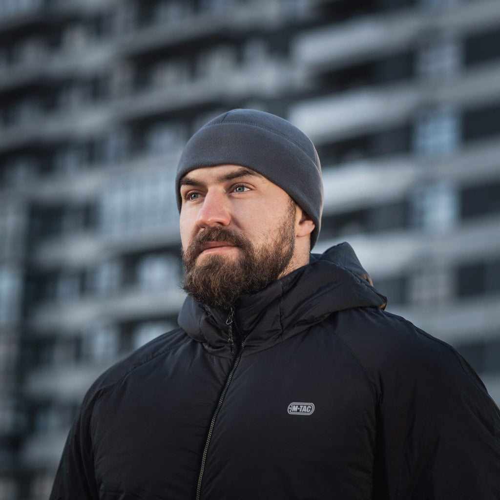 M-Tac шапка Watch Cap Elite фліс (320г/м2) Dark Grey