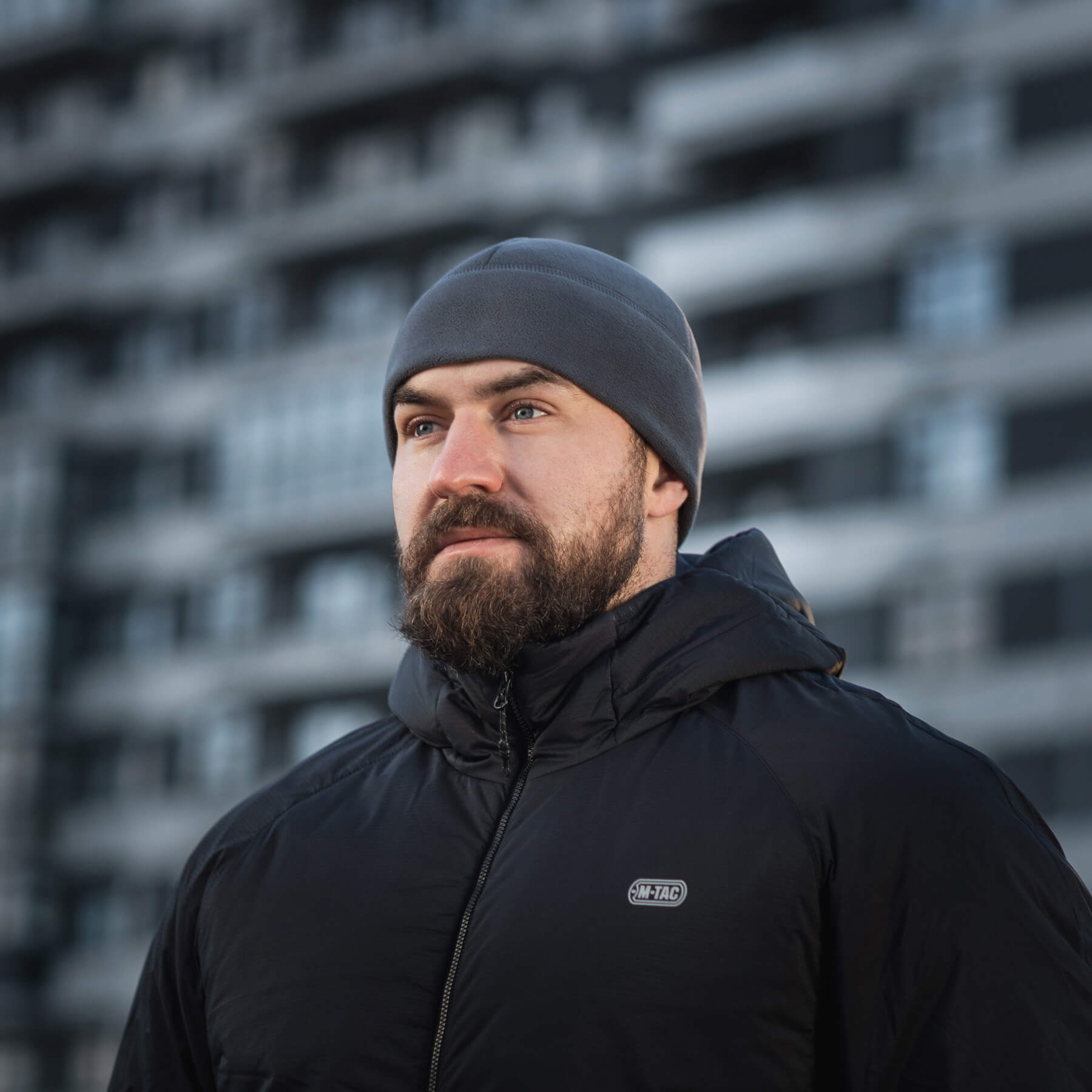 M-Tac шапка Watch Cap Elite фліс (320г/м2) Dark Grey
