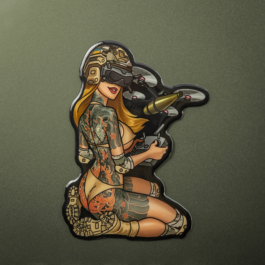 M-Tac наклейка Tactical girl №6 Якудза