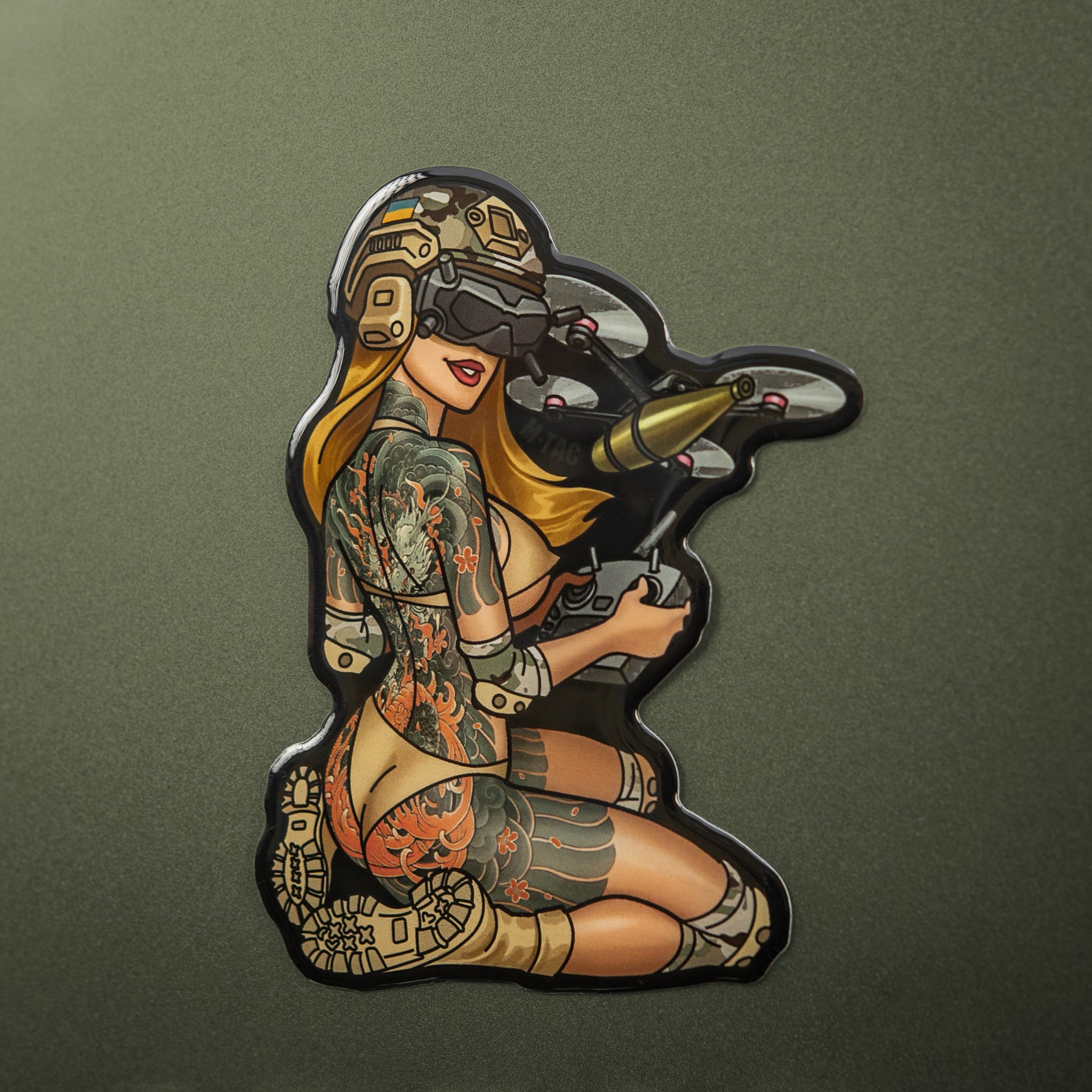 M-Tac наклейка Tactical girl №6 Якудза
