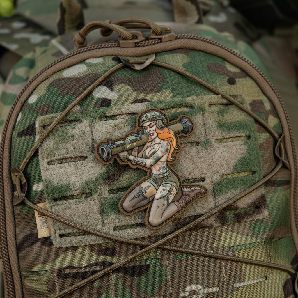 M-Tac нашивка Tactical girl №9 PVC Tattoo