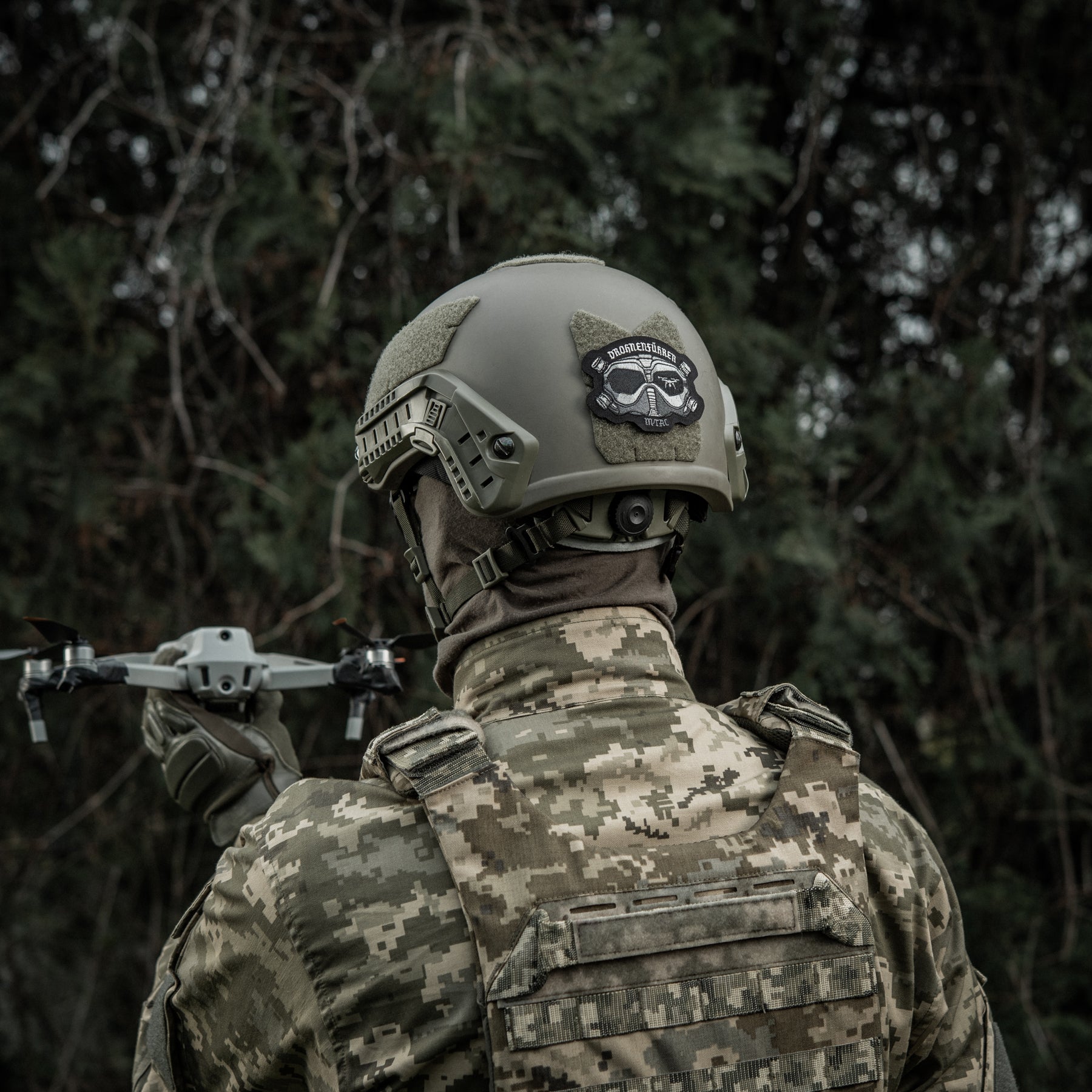 M-Tac нашивка Drohnenführer (вишивка) Black
