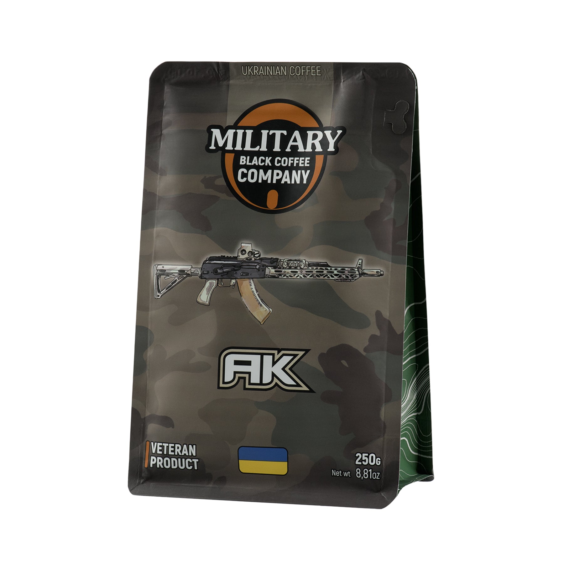 Military Black Coffee Company меленаа AK-Бразілія Бурбон