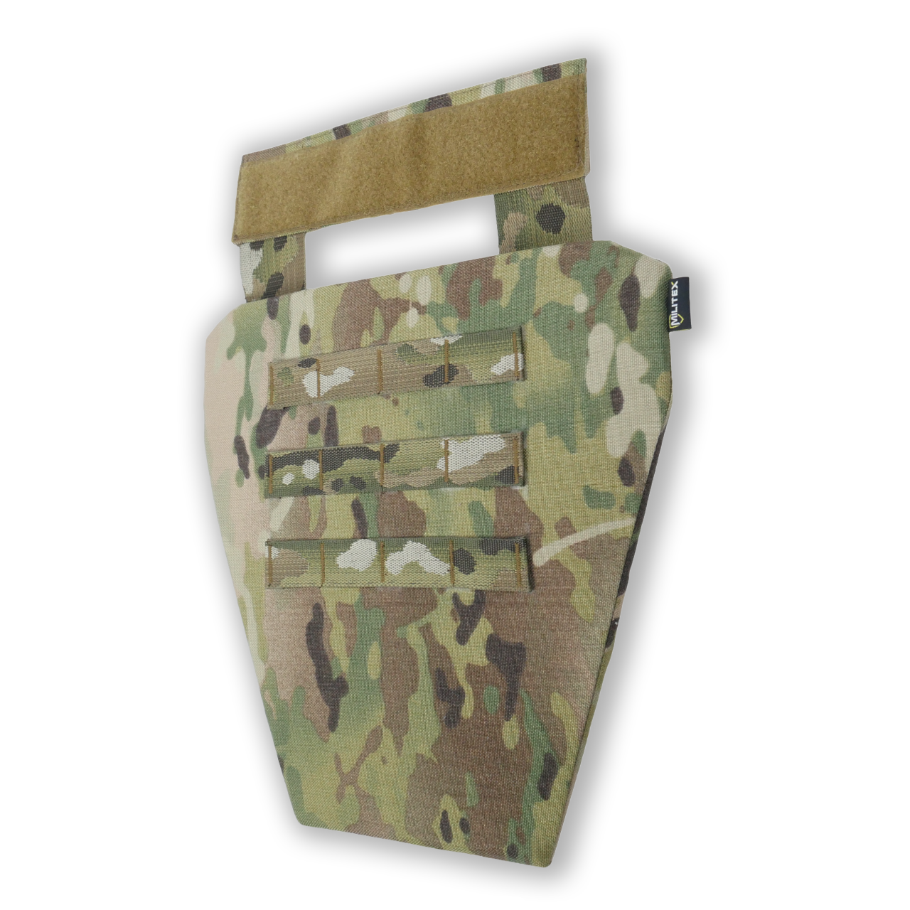 Захист паху (напашник-фартух) Militex з балістичним захистом 2 клас cordura USA Мультикам