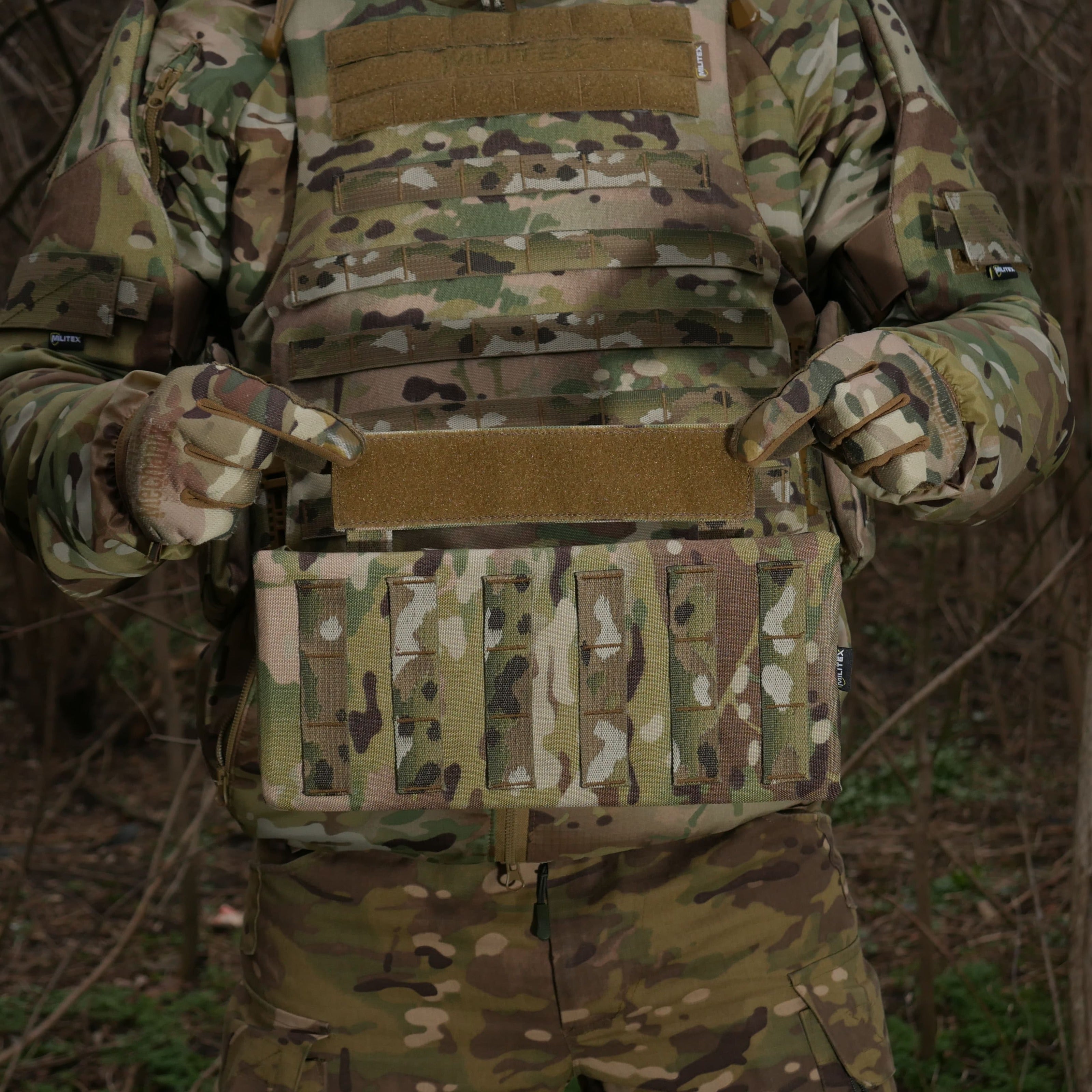 Захист попереку cordura USA з балістичним захистом 2 клас Militex Мультикам