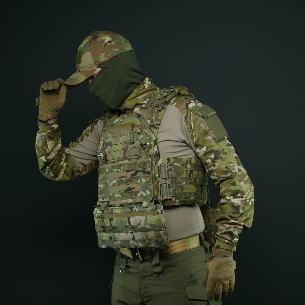 Захист живота Gen.2 з балістичним захистом 1 клас Militex Cordura original USA Мультикам