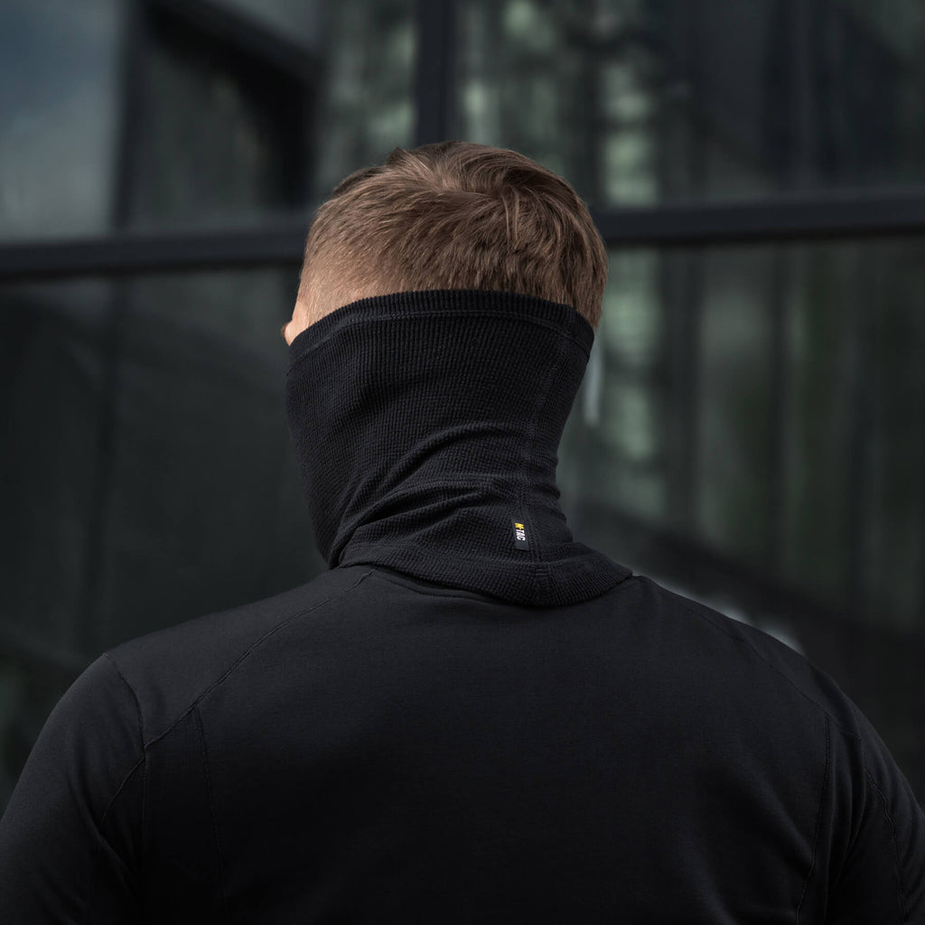 M-Tac шарф-труба анатомічний мікрофліс ріп-стоп Black ()