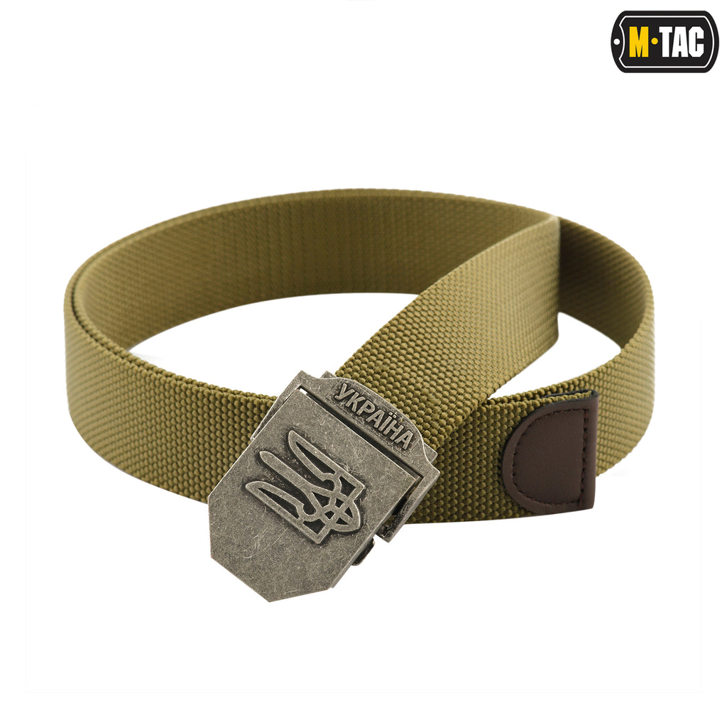 M-Tac ремінь з Тризубом (тип 2) Olive