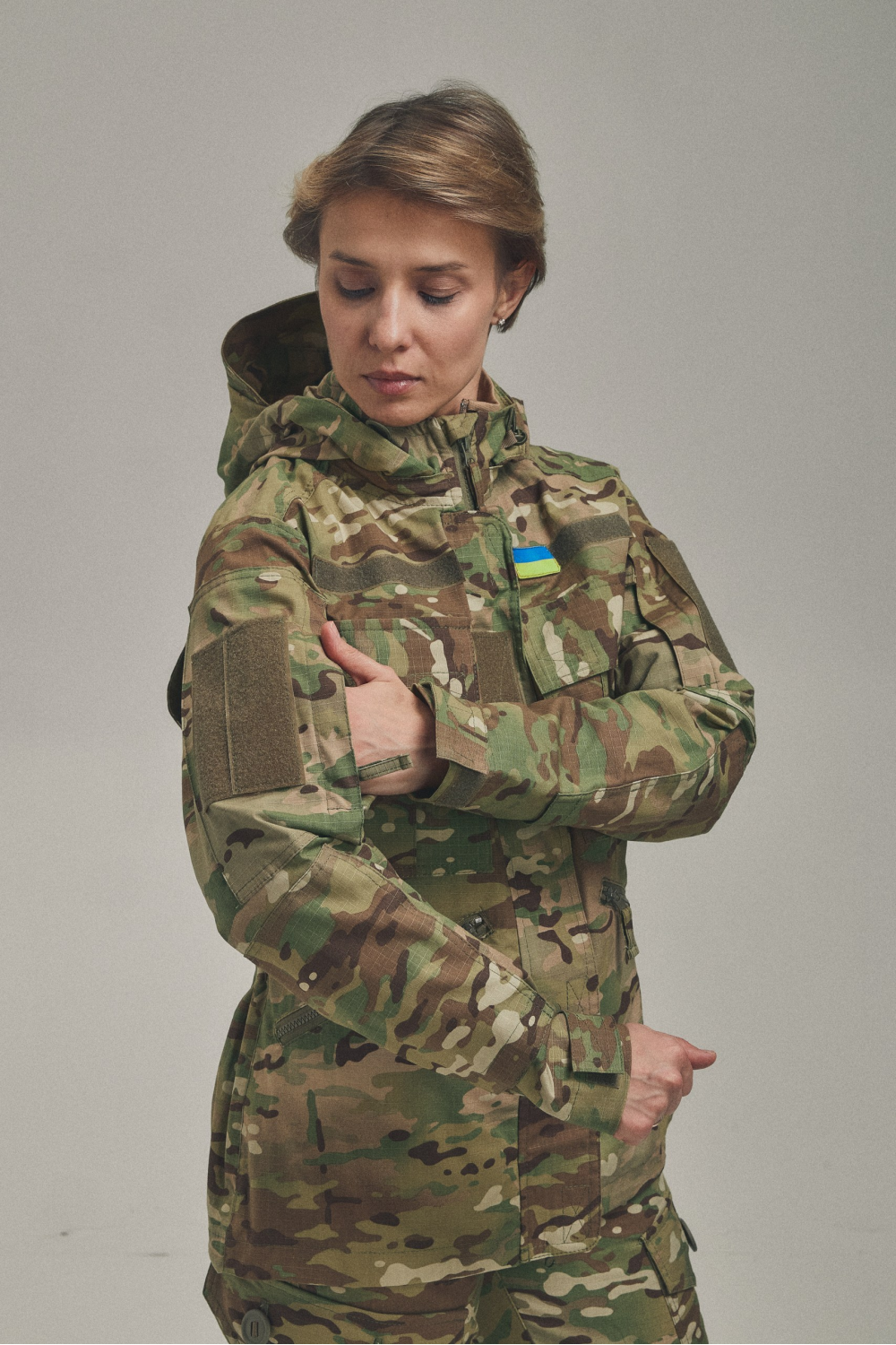 Жіноча тактична куртка FC Combat Fit, мультикам
