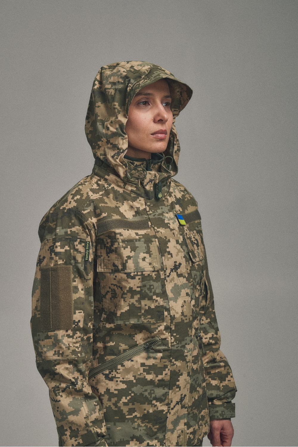 Жіноча тактична куртка FC Combat Fit, піксель