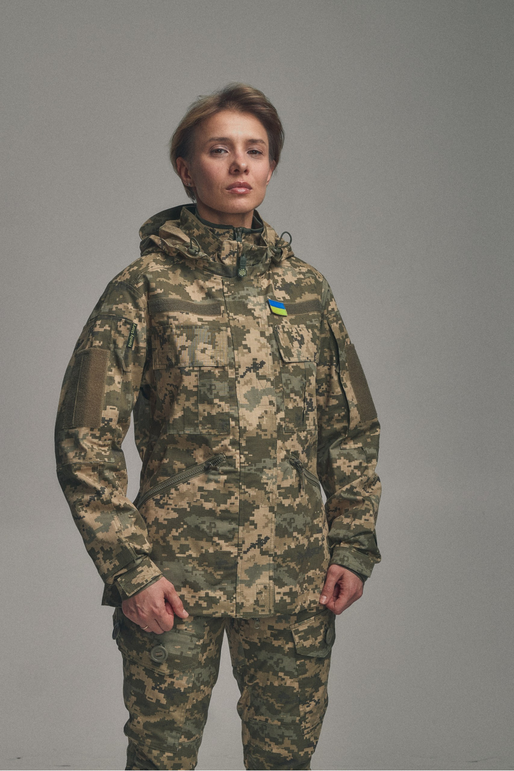 Жіноча тактична куртка FC Combat Fit, піксель