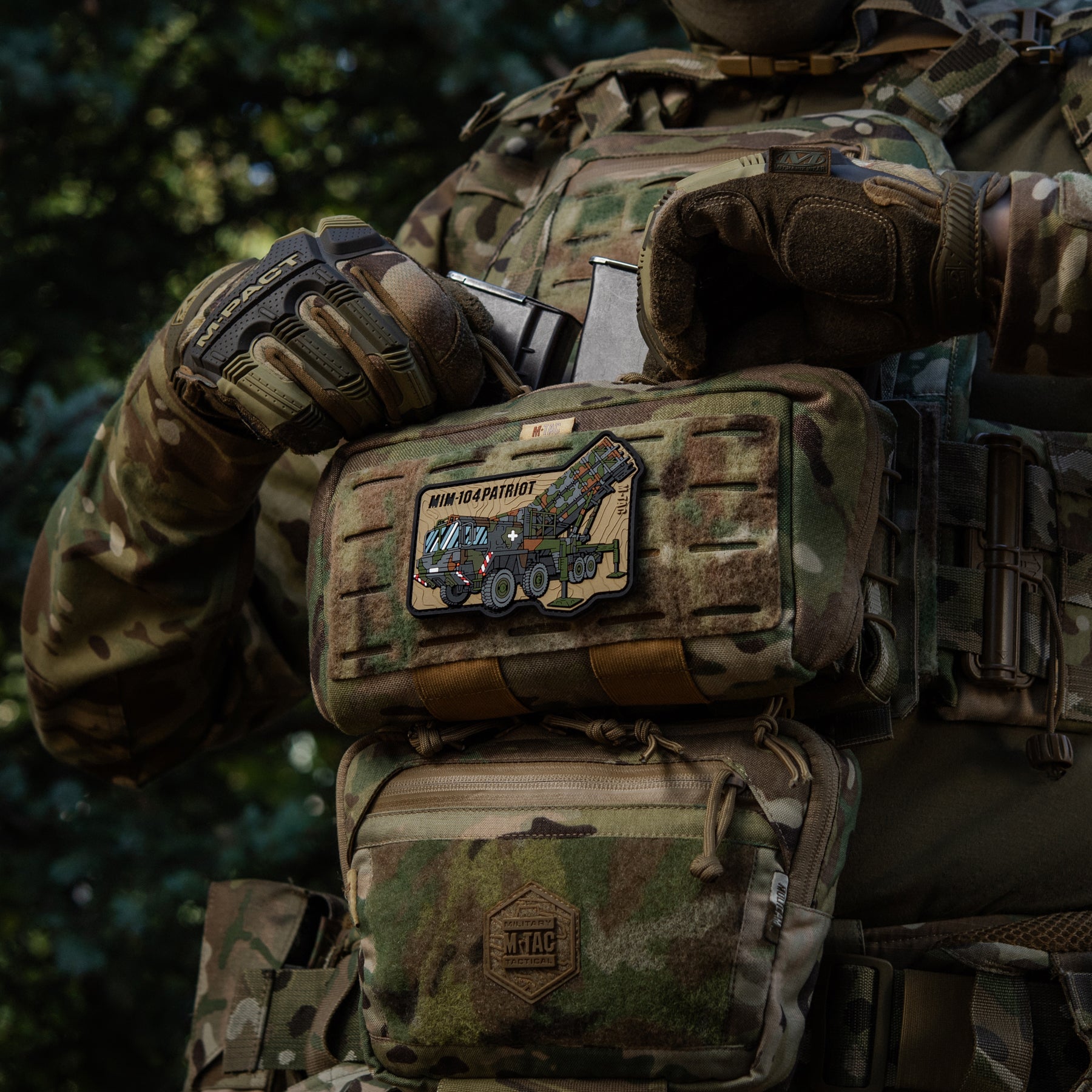 M-Tac нашивка MIM-104 Patriot (PVC)
