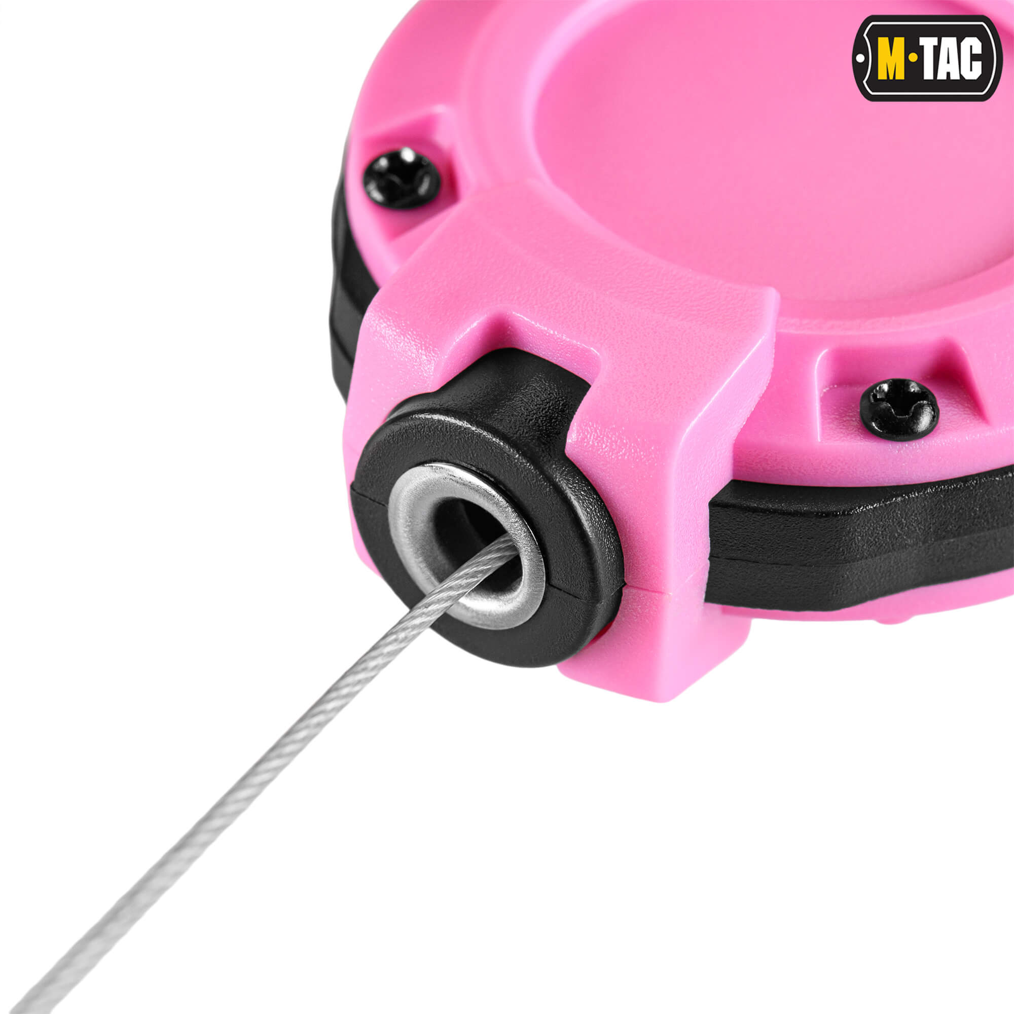 M-Tac карабин зі шнуром для ключів Pink