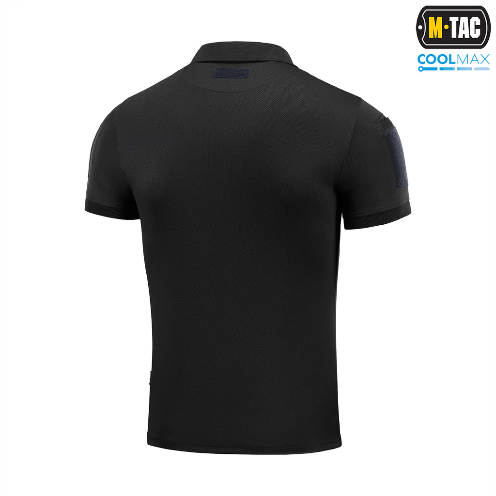 M-Tac поло Elite Tactical Coolmax Black/Dark Navy Blue