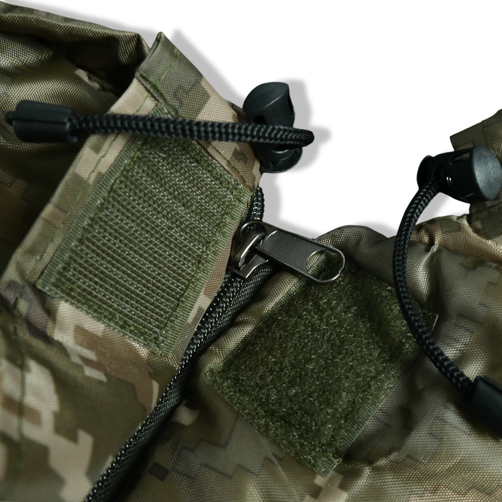Зимовий спальний мішок Kiborg "Alfa Fleece" -20°C піксель (85x210)