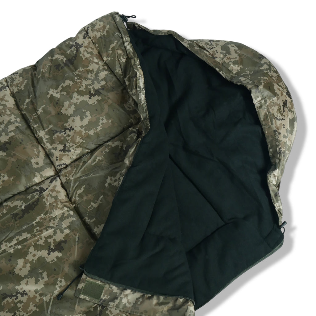 Зимовий спальний мішок Kiborg "Alfa Fleece" -20°C піксель (85x210)